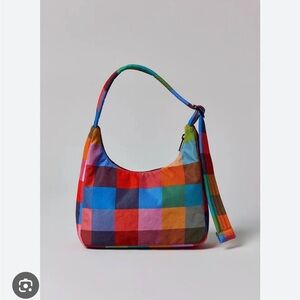 BAGGU Madras Mini Shoulder Bag